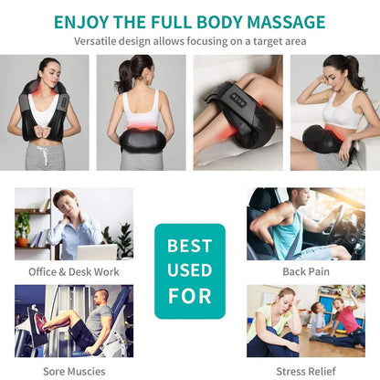 Nekteck Neck Massager & Foot Massager & Eye Massager, Gift for Father Mother Friend