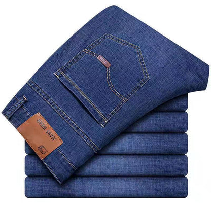 Mens Stretch Straight Leg Denim Pants