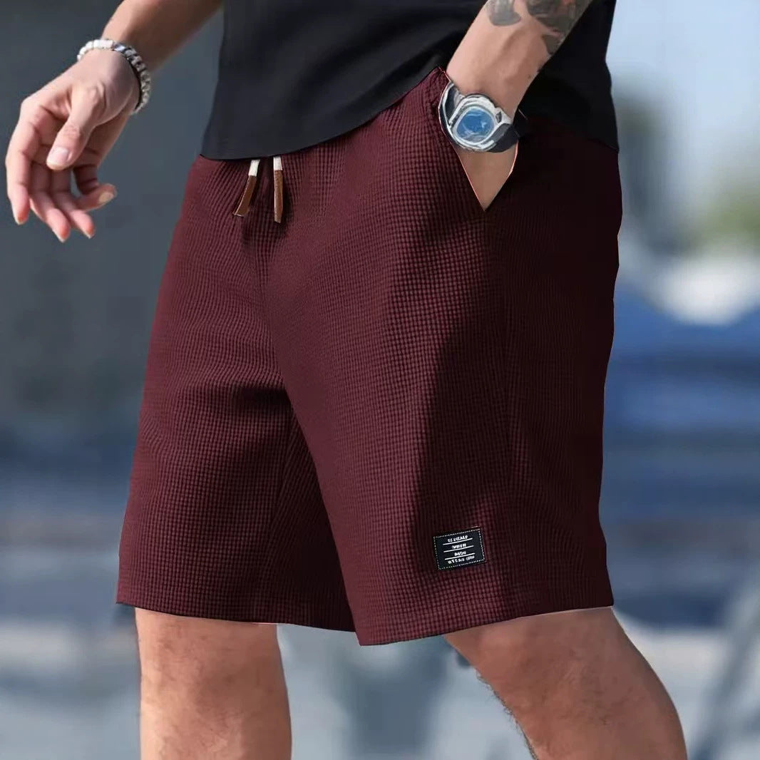 Mens Pineapple Pattern Casual Shorts