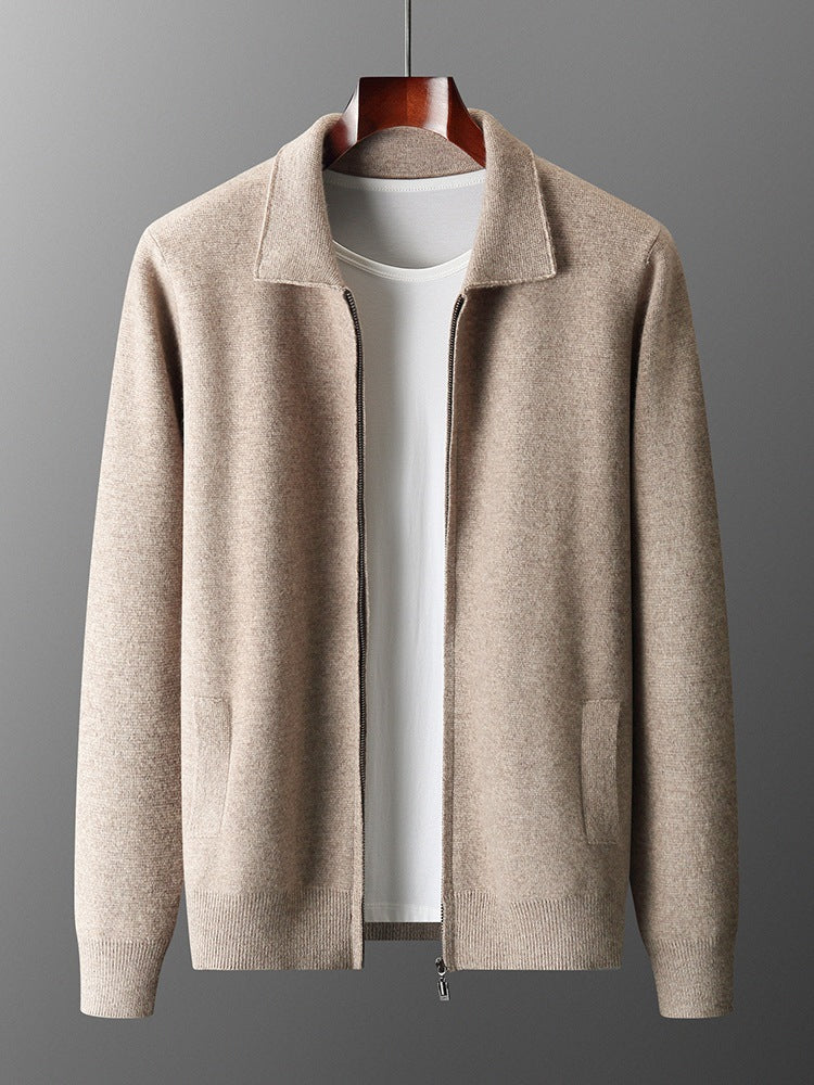 Mens Wool Cardigan
