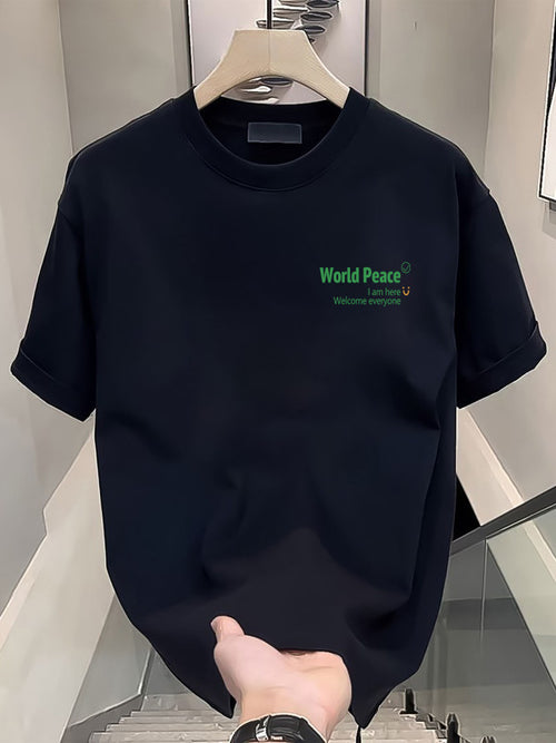 Pure cotton versatile short sleeve shirt
