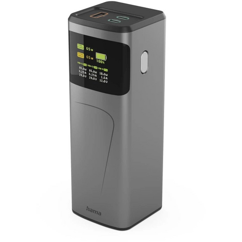 Hama High Power 20000 mAh 65W Szürke Power Bank