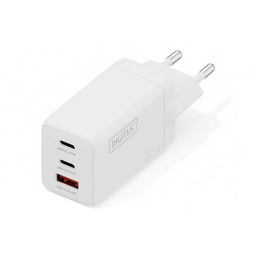 Digitus DA-10303 67W USB GaN Charger White