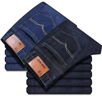 Mens Stretch Straight Leg Denim Pants