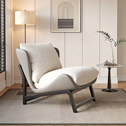 Minimalist Single Seater Sofa Chair with Optional Footrest