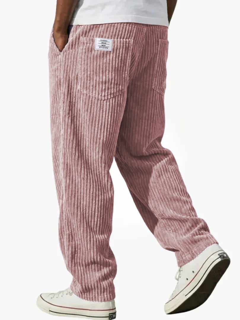 Mens Straight Leg Casual Pants