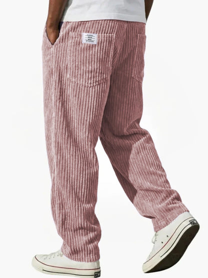 Mens Straight Leg Casual Pants