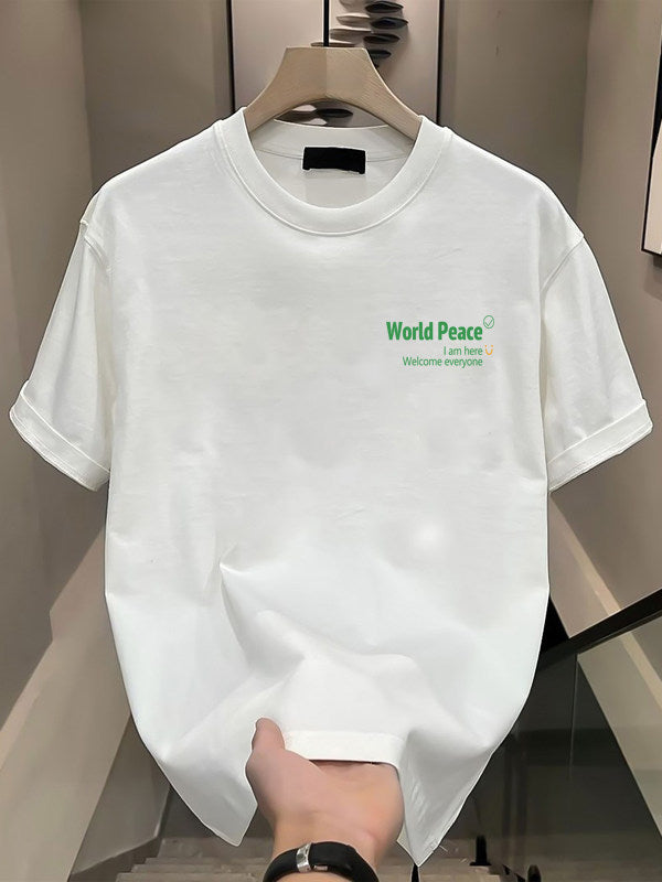 Pure cotton versatile short sleeve shirt