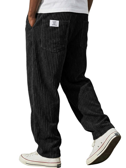 Mens Straight Leg Casual Pants