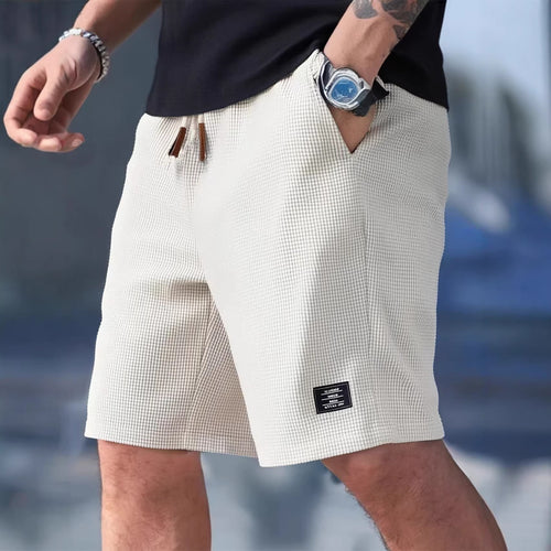 Mens Pineapple Pattern Casual Shorts
