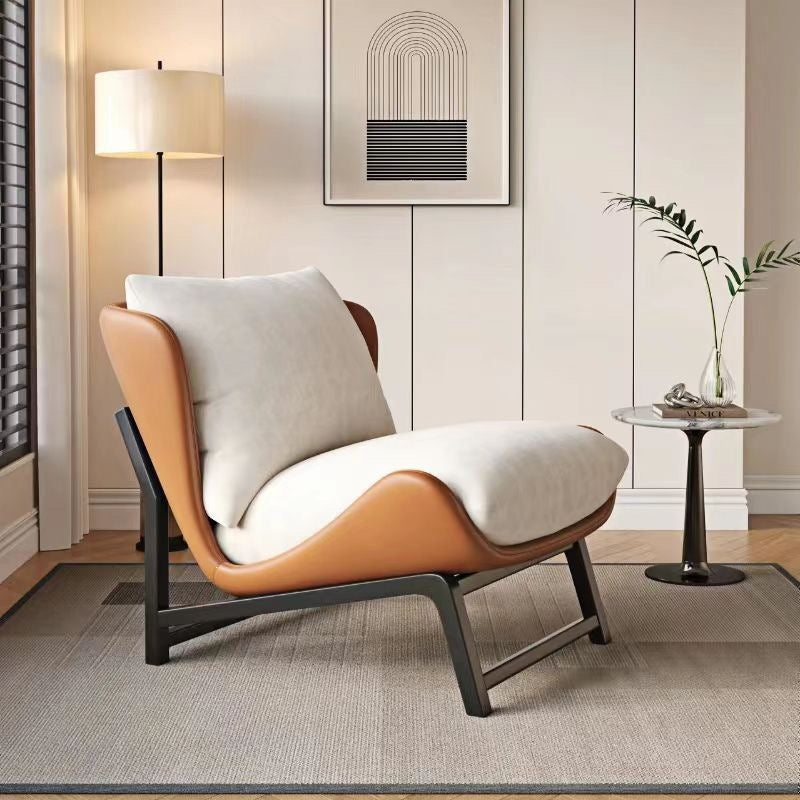 Minimalist Single Seater Sofa Chair with Optional Footrest