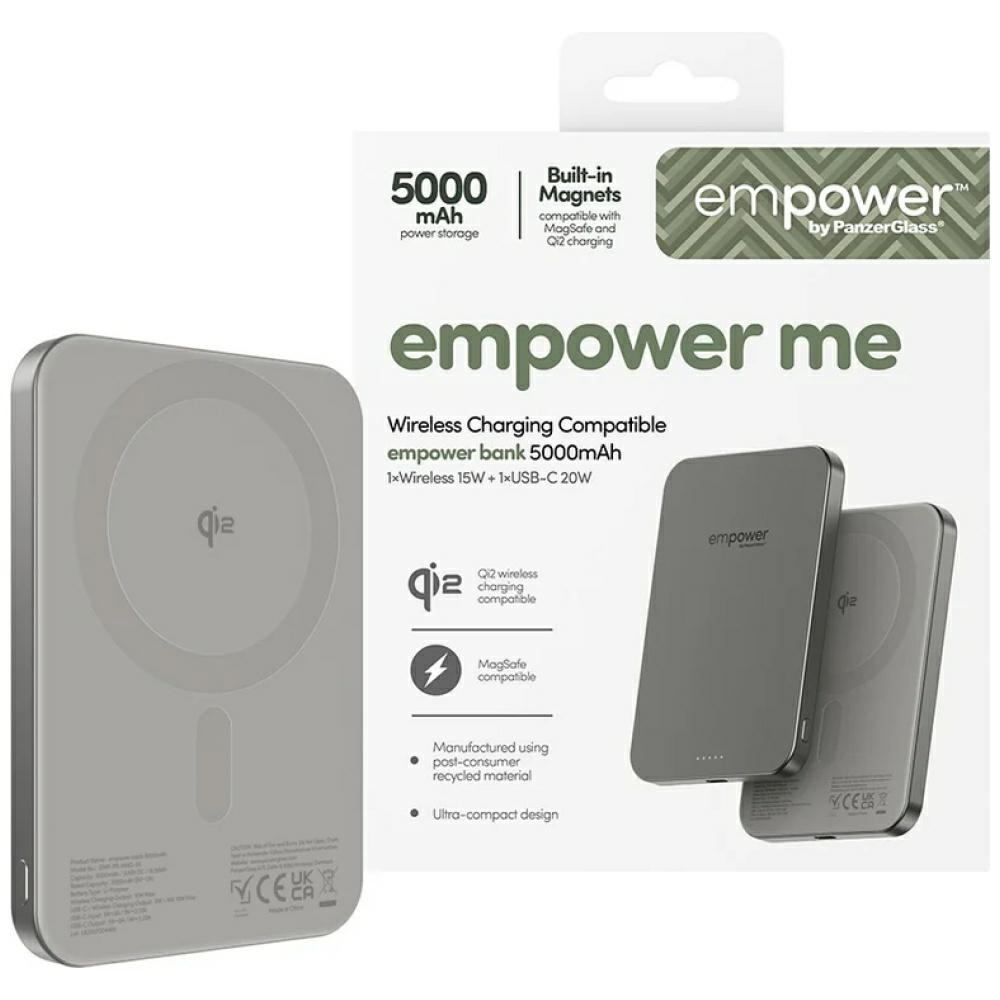 PanzerGlass empower 5000mAh Titanium Power Bank