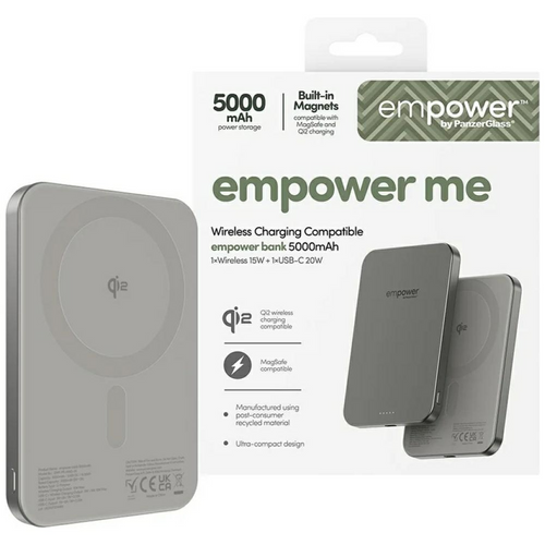 PanzerGlass empower 5000mAh Titanium Power Bank