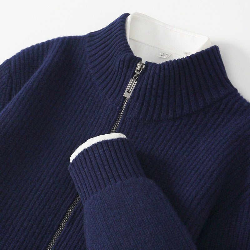 Mens Wool Cardigan