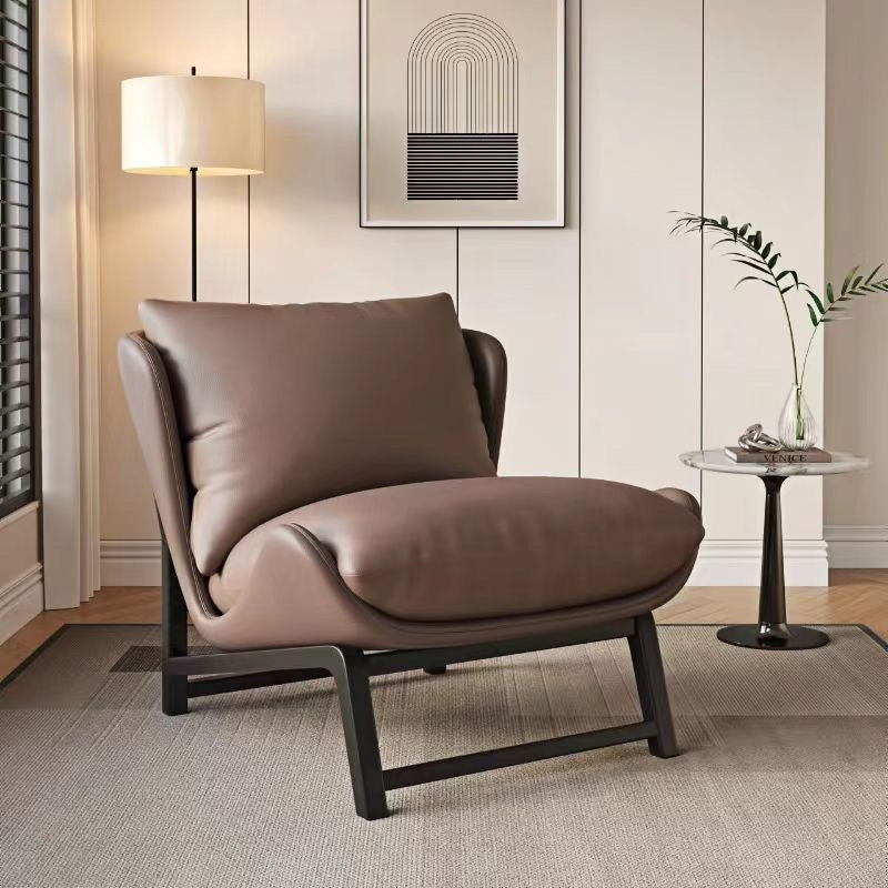Minimalist Single Seater Sofa Chair with Optional Footrest