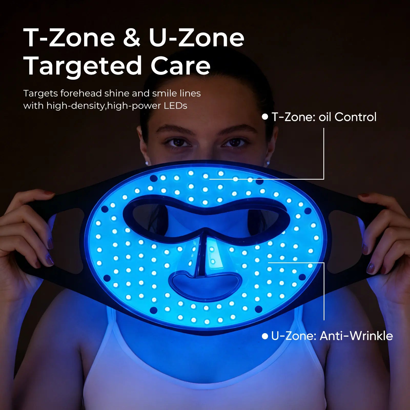 Lumederm GLOW Wireless LED Face Mask-With Red Light Therapy, 2-Year Warranty, Portable and Rechargeable for LED Facial Mask Skincare at Home and Travel, the Ultimate Gift Choice for This Season,Father'Sdaygifts,Summerhairstyles