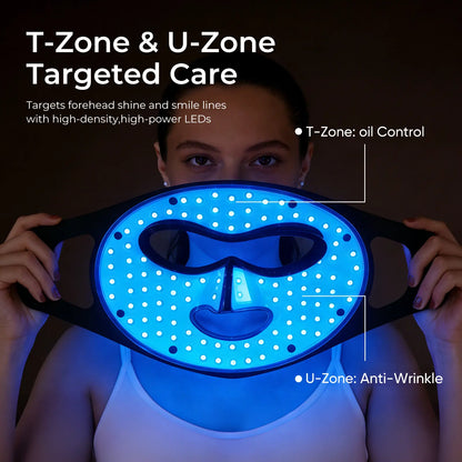 Lumederm GLOW Wireless LED Face Mask-With Red Light Therapy, 2-Year Warranty, Portable and Rechargeable for LED Facial Mask Skincare at Home and Travel, the Ultimate Gift Choice for This Season,Father'Sdaygifts,Summerhairstyles