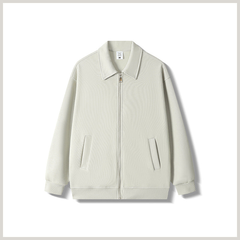 Mens Cotton Zippered Cardigan Jacket