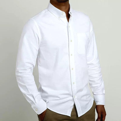 Classic Cotton Blend Dress Shirt
