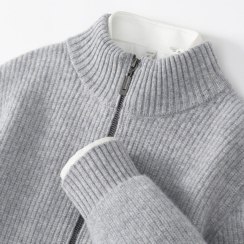 Mens Wool Cardigan