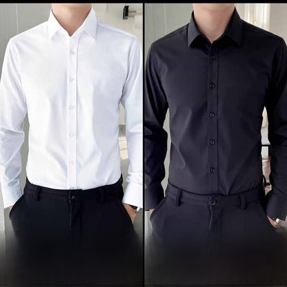 Men's Long Sleeve Formal Business Shirt