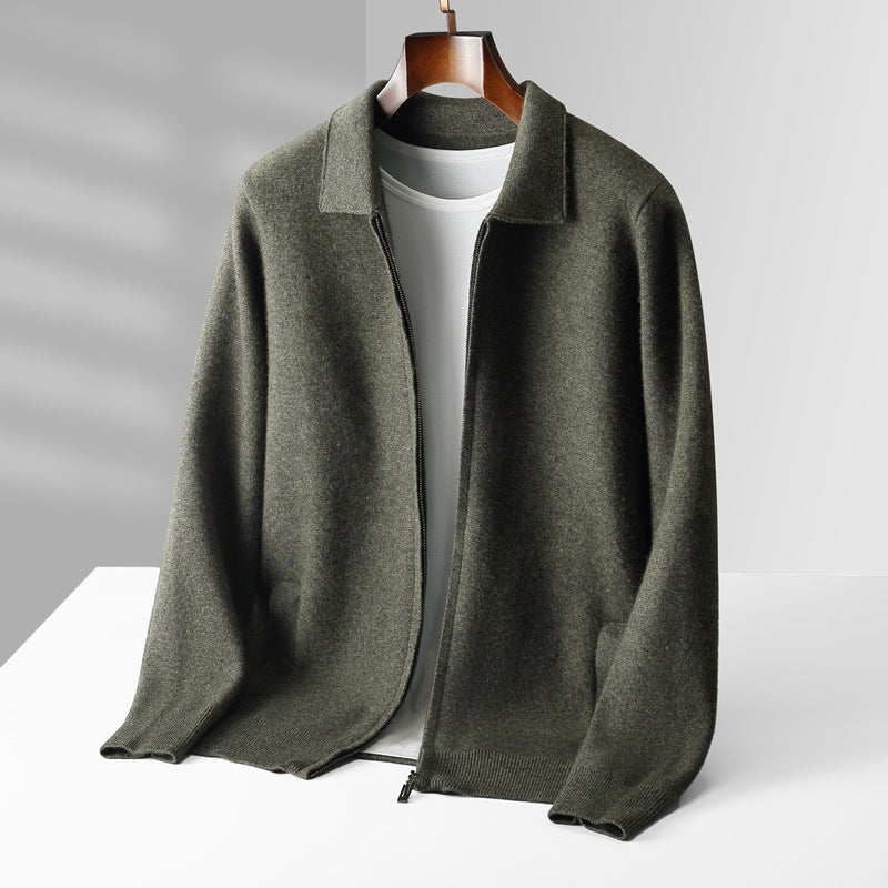 Mens Wool Cardigan
