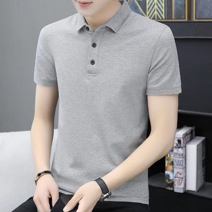 Men's Casual Short-Sleeve Polo Shirt