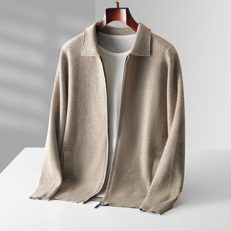 Mens Wool Cardigan