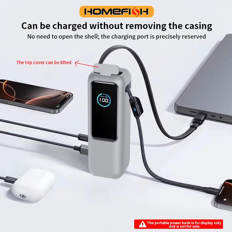 Suitable for Anker Zolo Portable Power Bank (25000Mah 165W) - All-Round Silicone Protective Cover