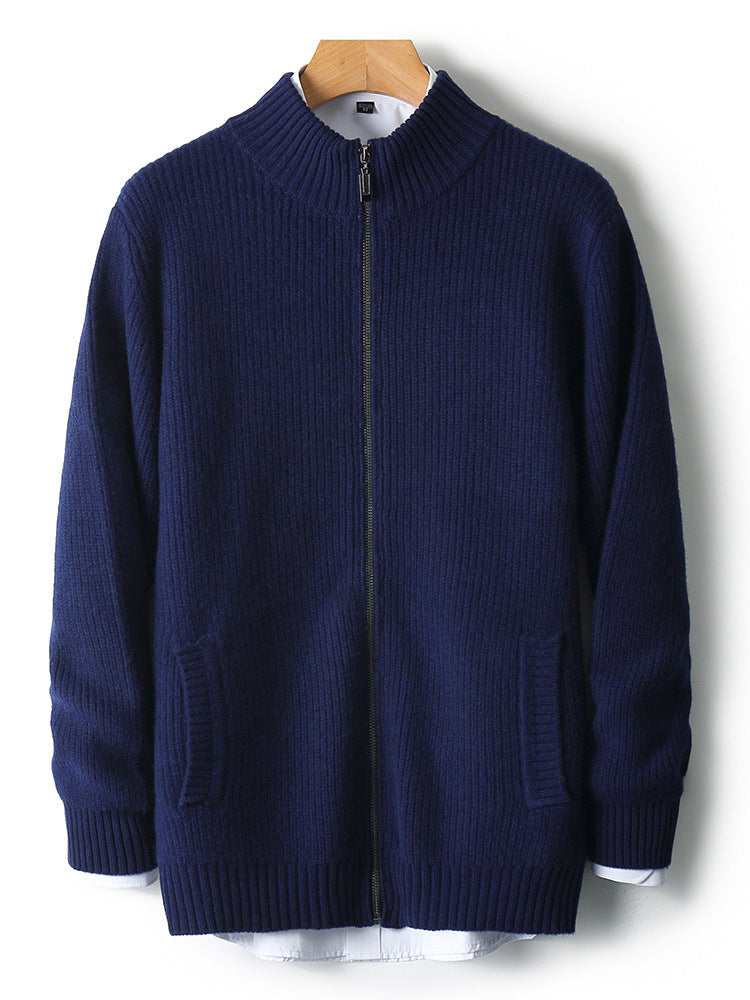Mens Wool Cardigan