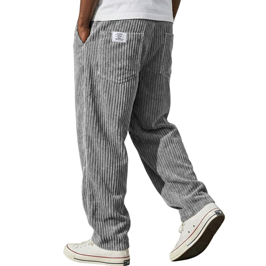 Mens Straight Leg Casual Pants