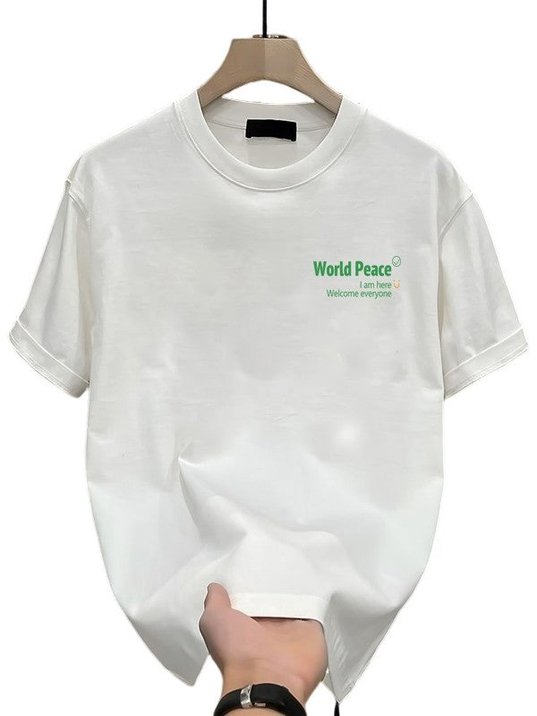 Pure cotton versatile short sleeve shirt