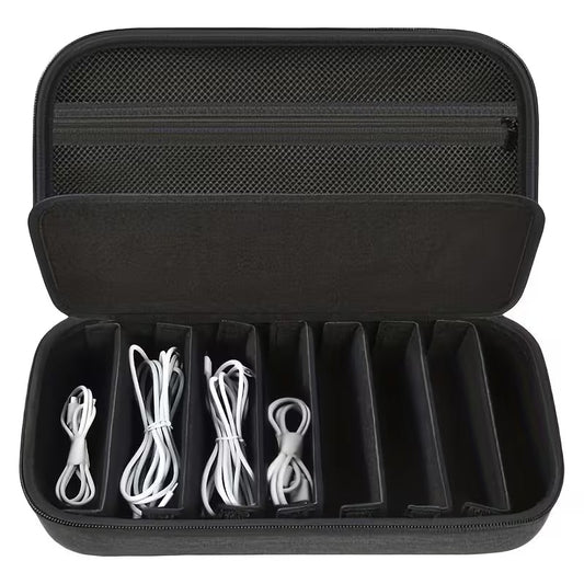 NNETM Travel Glasses & Cable Organizer Case