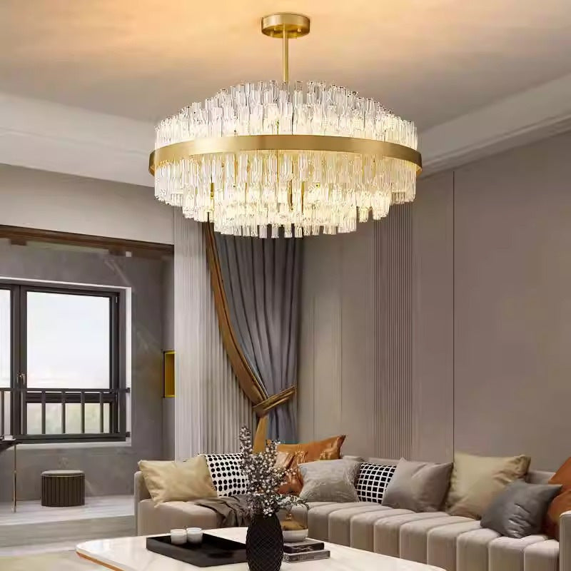 Modern Crystal Chandelier LED Lighting for Living Room Dining