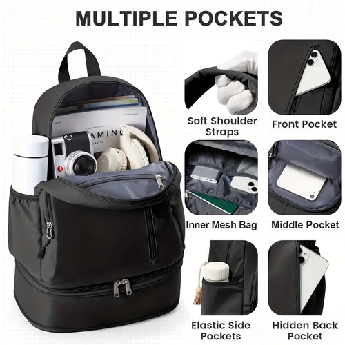 NNETM Multi-Compartment Travel Backpack