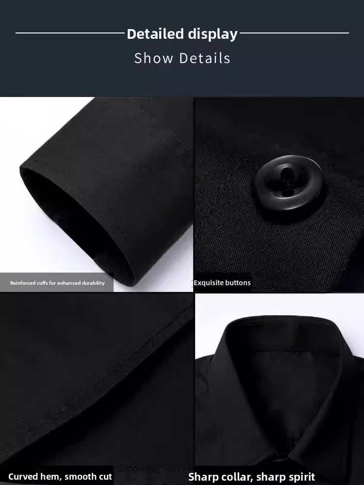 Men's Long Sleeve Formal Business Shirt
