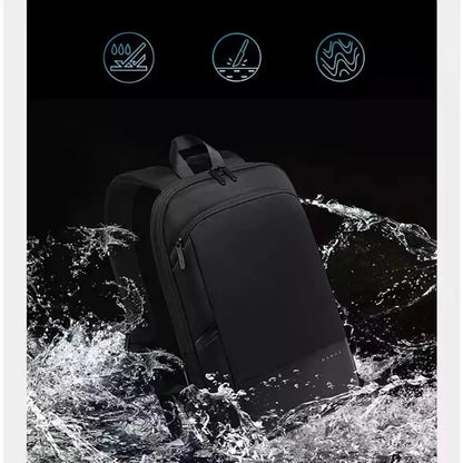 Expandable 15.6 Laptop Backpack Black