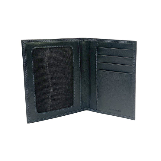 Kaili Mood Leather Passport & Document Holder – Black