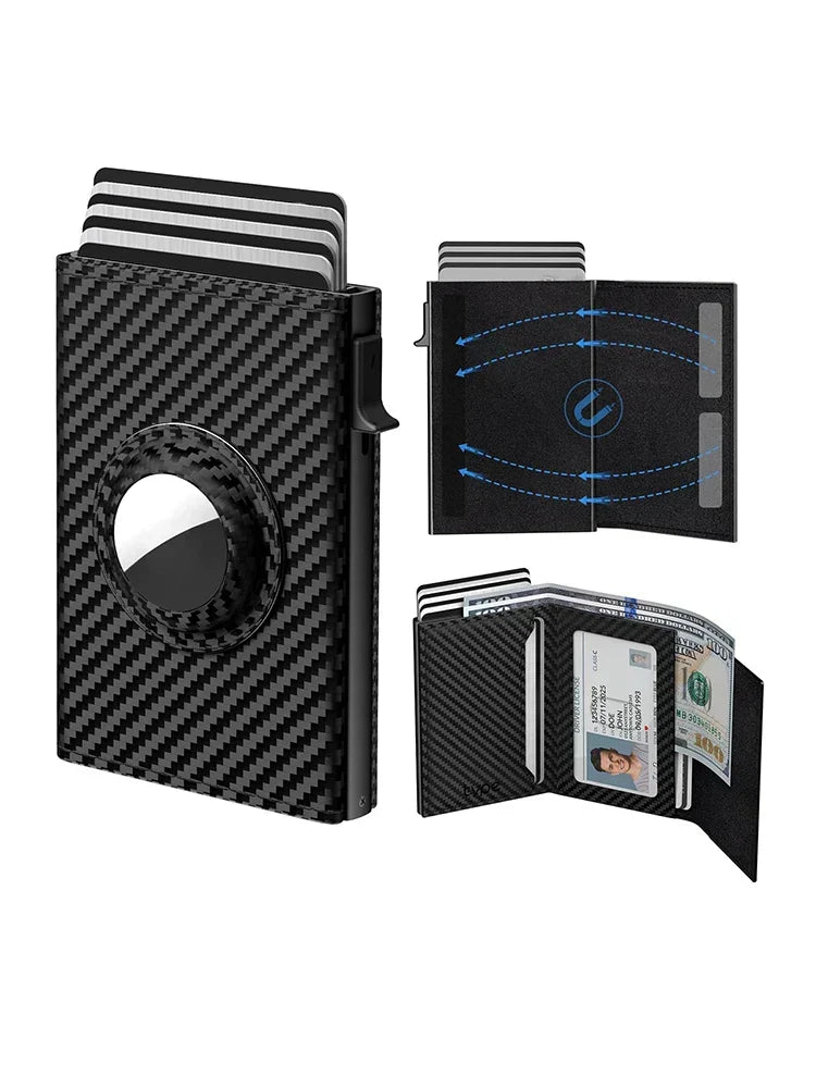 RFID Slim Wallet – Carbon Fiber