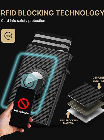 RFID Slim Wallet – Carbon Fiber
