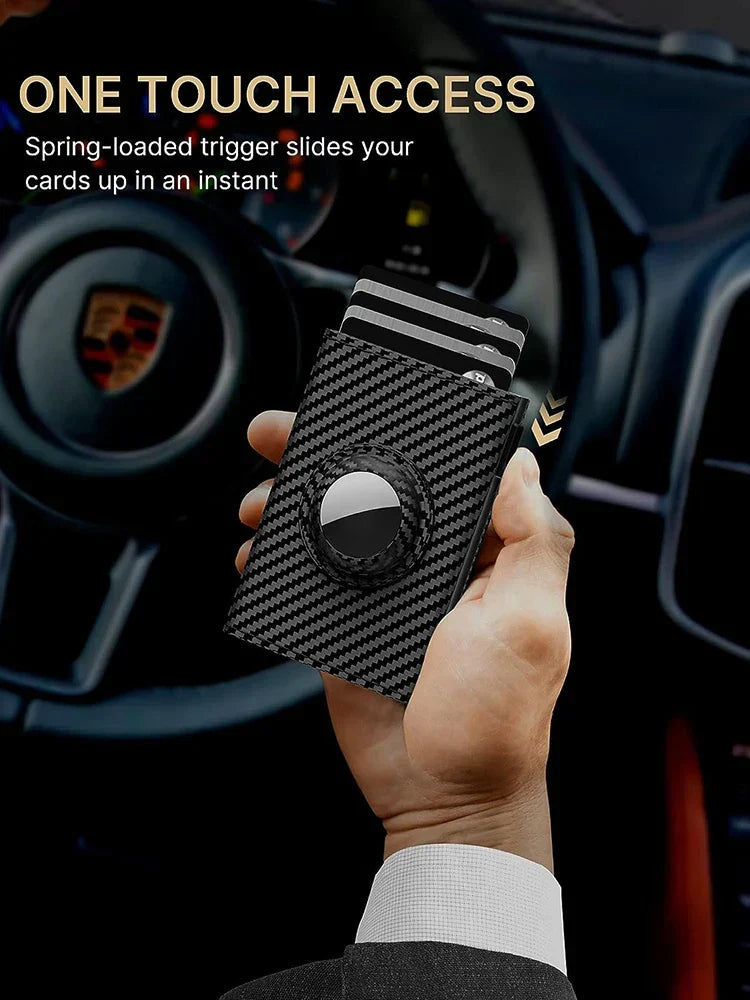 RFID Slim Wallet – Carbon Fiber