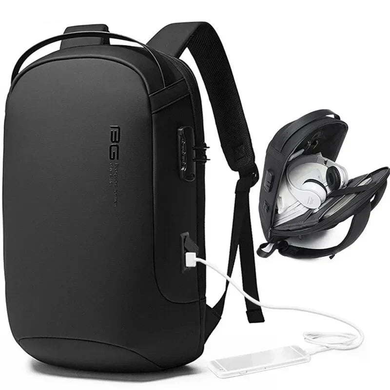 15.6-Inch Anti-Theft Laptop Backpack Black