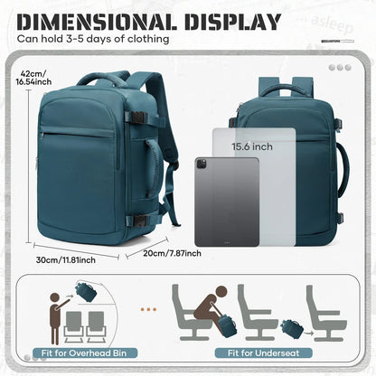 NNEOBA Cabin Carry-On Bag Travel Backpack