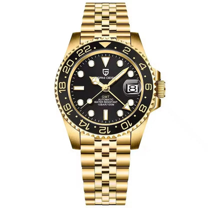 V3 Version GMT Watches Men'S Luxury Sapphire Automatic Mechanical Watch 40MM Stainless Steel Waterproof Watch