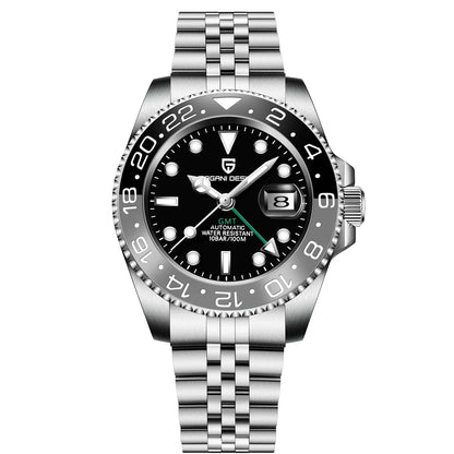 V3 Version GMT Watches Men'S Luxury Sapphire Automatic Mechanical Watch 40MM Stainless Steel Waterproof Watch