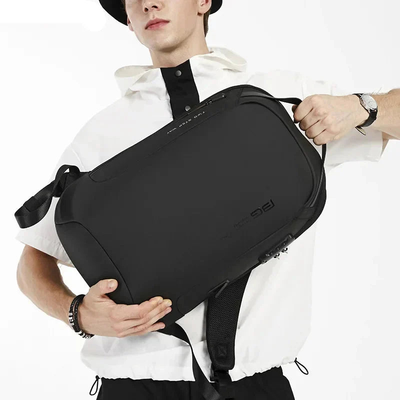 15.6-Inch Anti-Theft Laptop Backpack Black