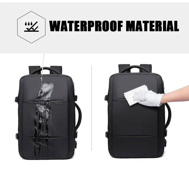 Executive 45L Expandable Backpack Black