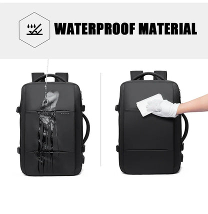 Executive 45L Expandable Backpack Black