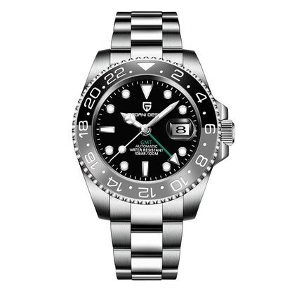 V3 Version GMT Watches Men'S Luxury Sapphire Automatic Mechanical Watch 40MM Stainless Steel Waterproof Watch