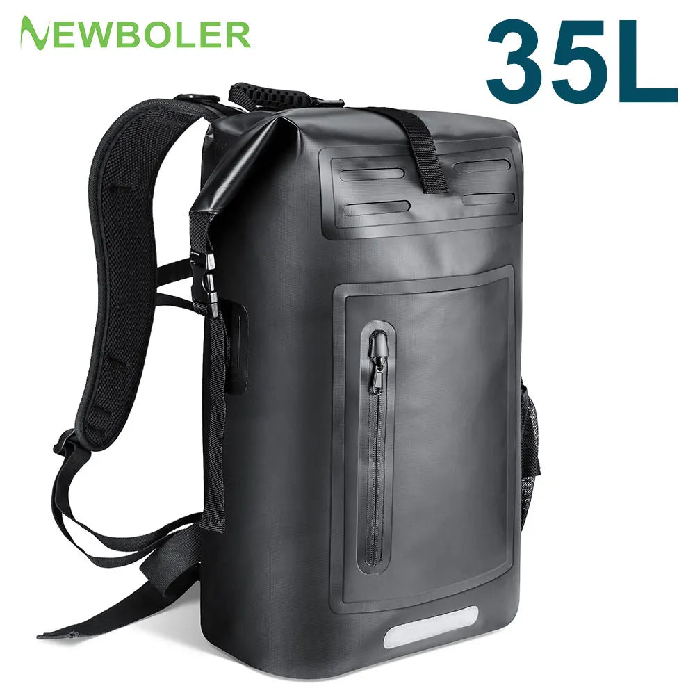 Large Capacity Swimming Waterproof Backpack, Beach, Drifting, Surfing, Diving, Waterproof Backpack 35L Dry Pack